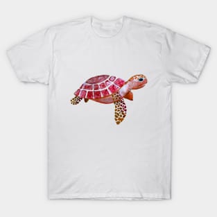 Cute pretty watercolor sea turtle T-Shirt